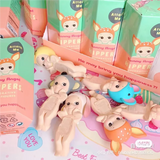 Sonny Angel Blind Box Animal Hippers Series Mystery Box Kwaii Supporting Cheek Baby Figure Children's Toys Gifts Phone Decor Gk