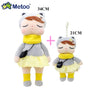 Metoo Doll Stuffed Toys Kawaii Mother and Kid 2 Piece Angela Plush Sleeping Toys For Girls Newborn Baby Christmas Birthday Gift