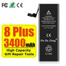 High Capacity Battery For iPhone 4 4S 5 5S 5C SE 2020 6 6S 7 8 SE2 Plus X XR XS 11 Pro Max Mobile Phone Pack New 0 Cycle Seal