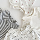 Insautumn baby baby collar bottoming romper clothes baby children Long Sleeve romper cotton fabric is soft and comfortable