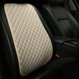 Summer Flax Car Seat Cover Linen Fabric Automobiles Seat Cushion Breathable Chair Protector Pad Mat Universal for Car Truck SUV