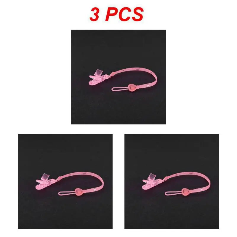 1~10PCS Nipple Anti-falling Chain Elastic Pacifier Clip Baby Infant Toddler Pacifier Anti-drop Chain Baby Pacifier Clip