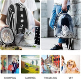 Expandable Cat Carrier Backpack Large Transparent Pet Carrier Travel Backpack Bubble Space Capsule High Quality Pet Travel Bag