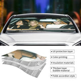 Paris Britney Lindsay Sun shade Windscreen Awesome Car Front Windshield 76x140cm Sunshade Visor Heat Reflector