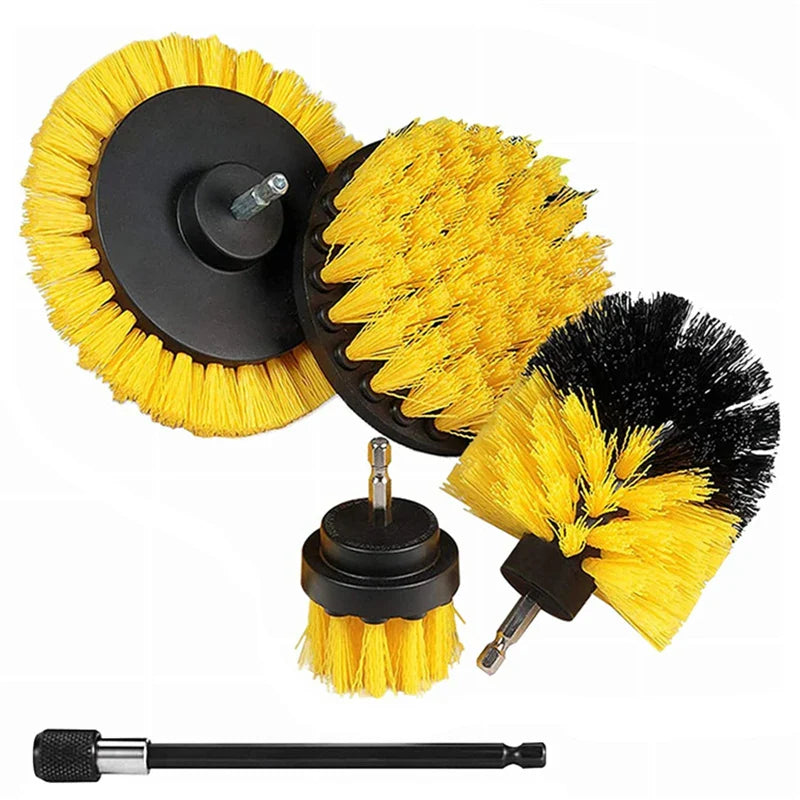 Electric Drillbrush Scrub Pads Grout Power Drills Scrubber Cleaning Brush Tub Car Cleaner Tools Kit for Automobile Care