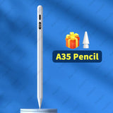 For Apple Pencil 2 1 AIEACH A35 iPad Pencil with Power Display, Palm Rejection, Tilt Stylus Pen for iPad Pro 11 Air 4 5 9th 10th