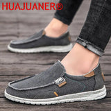 Men Shoes Leisure Walk Men Canvas Shoes Fashion Casual Lightweight Non-slip Loafer Flats Shoes Outdoor Sneakers Vulcanized Shoes