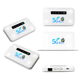 5G Wifi Portable 5G Mifi Router 300Mbps Car Mobile WiFi Hotspot Built-In 2600Mah SIM Card Slot 4G LTE Wireless Router for Travel