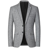 New Blazers Men Fashion Slim Casual Suits Coats Solid Color Business Suits Jackets Men's Blazers Tops Brand Mens Clothing 2022