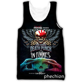 phechion Five Fingers Death Punch 3D Print Casual Tank Tops Undershirt Shirts Streetwear for Men/Women Fashion Vest A230