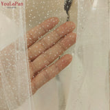 YoulaPan V84 Apparel Accessories & Textiles / Mesh Apparel Fabrics Sparking Tulle DIY Soft Party Dresses Fabrics by the Meter