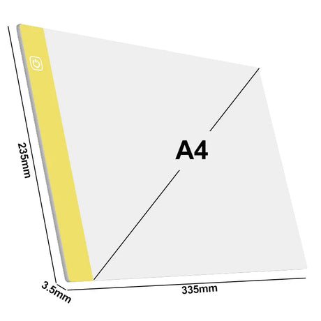 New A3/A4/A5 Three Level Dimmable Led Light Pad Drawing Board Pad Tracing Light Box Eye Protection Easier for Diamond Painting