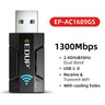 EDUP 1300Mbps Mini USB WiFi Adapter Dual Band Wifi Network Card  5G 2.4GHz Wireless AC USB Adapter for PC Desktop Laptop Win11