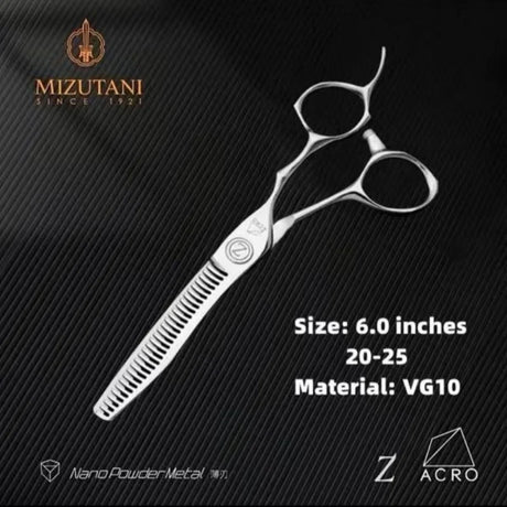 Mizutani Hairdressing Scissors VG10 6-7 Inch Thinning Haircutting Tools Haircut Set