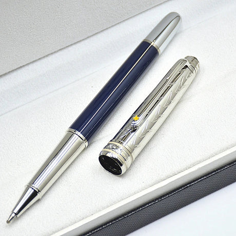 Special Edition Little Prince Rollerball Pen MB Blue 163 Ballpoint Pen Fountain Pens Writing Office Supplies With Serial Numbe