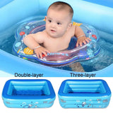 120cm/130cm Inflatable Square Swimming Pool Children Inflatable Pool Bathing Tub Baby Kid Home Outdoor Large Home Outdoor Pool