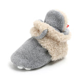 Newborn Baby Socks Shoes Boy Girl Star Toddler First Walkers Booties Cotton Comfort Soft Anti-slip Warm Infant Crib Shoes