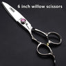 Classic Left Hand Barber Scissors, Exclusive High end Hair Scissor Tools for Hairdressing Professionals, 6-inch Set.