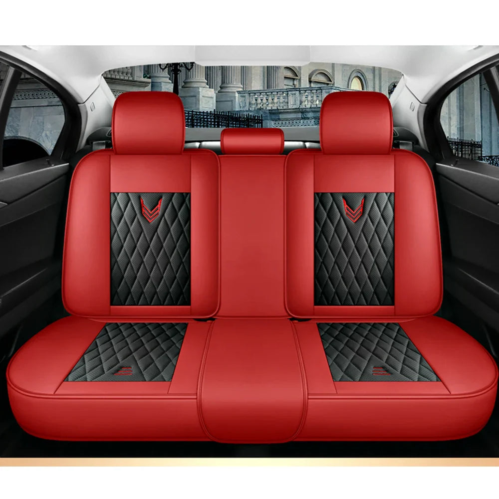 Leather Car Seat Covers for Renault Megane 2 3 Fluence Scenic Clio Captur Kadjar Logan 2 Duster Arkana Kangoo for Vehicle Parts