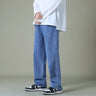 2023 New Brand Spring Men Korean Fashion Blue Pink White Jeans Streetwear Hip Hop Baggy Denim Trousers Straight Wide Leg Pants