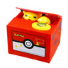 Pokemon Piggy Bank Action Figure Anime Cartoon Pikachu Electronic Plastic Money Box Steal Coin Piggy Bank Pokémon Kid Toys Gift