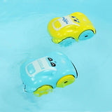 Children Bath Water Playing Toys ABS Clockwork Car Cartoon Vehicle Baby Bath Toy Kids Gift Amphibious Cars Bathroom Floating Toy