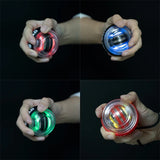 LED Automatic Light-emitting Gyro Wrist Force Handball Automatic Start Vibrating balls Gyroscope Gyroball Ball Power