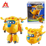 Super Wings 5 Inches Transforming Jett Dizzy Donnie Deformation Airplane Robot Action Figures Transformation Animation Kid Toys