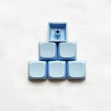 XDA 1u Keycaps Blank Thick PBT Material for Gateron Kailh Cherry MX Switches of Mechanical Keyboards DIY