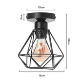 Nordic creative iron single head chandelier simple modern personality living bar table bedroom dining decoration Light Fixture