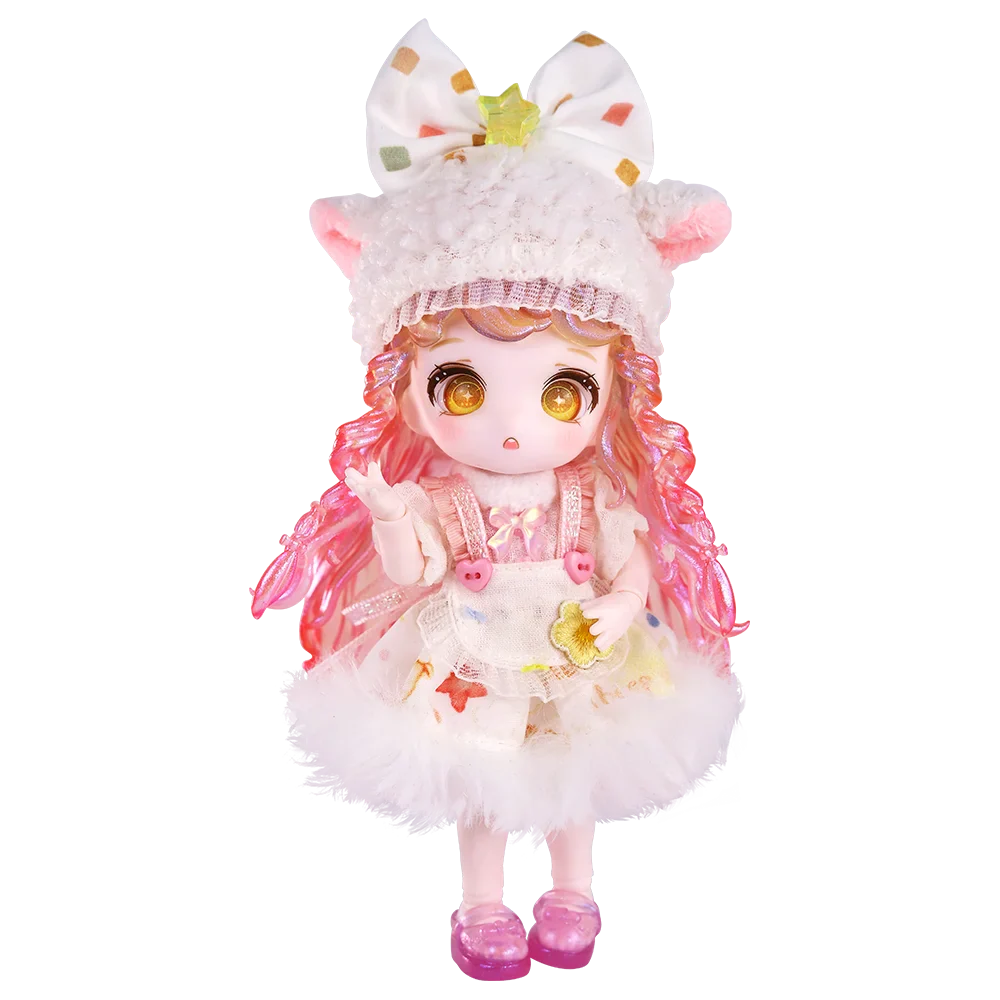 Dream Fairy Constellation 13cm OB11 Maytree Doll Collectible Cute Animal Style Kawaii Toy Figures Birthday Gift for Kids