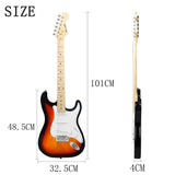 SLADE New 39 Inches Electric Guitar 6 Strings 22 Frets ST Electric Guitar Set Maple Fingerboards Electric Guitar with Amplifier