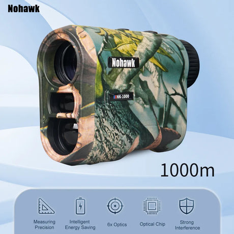 Nohawk Multifunctional Mini Golf Laser Range Finder For Hunting with Slope Compensation Rangefinder Construction Monocular