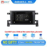 EKIY KK5 Car Radio Stereo For Suzuki Grand Vitara 3 2005-2015 Android Intelligent System Multimedia Video Player Navigation GPS