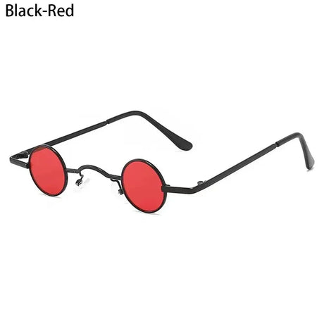 Ins Trendy Small Round Sunglasses Women Men Fashion Classic Metal Frame Shades Hip Hop Punk Sun Glasses Candy Color Sunglasses