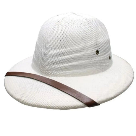 Fashion Vietnam War Army Hat Women Men British Explorer Straw Helmet Summer Boater Bucket Sun Hats Unisex Jungle Miners Cap