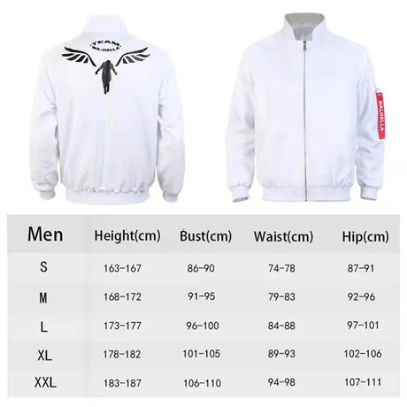 New Anime Cosplay Kazutora Hanemiya Tokyo Revengers Costumes White Coat Valhalla Uniform Baseball Jackets Mikey Draken Halloween