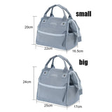 Portable Lunch Bag Women Large Capacity Waterproof Convenient Fresh Cooler Bags Picnic Lunch Container Food Storage Bags WY278