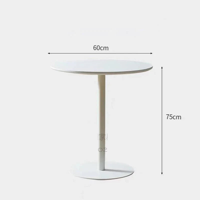 Living Room White Coffee Table Round Dining Metal Small Coffee Tables Designer Minimalist Mesa Nordic Modern Garden Furniture