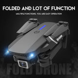 2023 New Quadcopter E88 Pro WIFI FPV Drone With Wide Angle HD 4K 1080P Camera Height Hold RC Foldable Quadcopter Dron Gift Toy