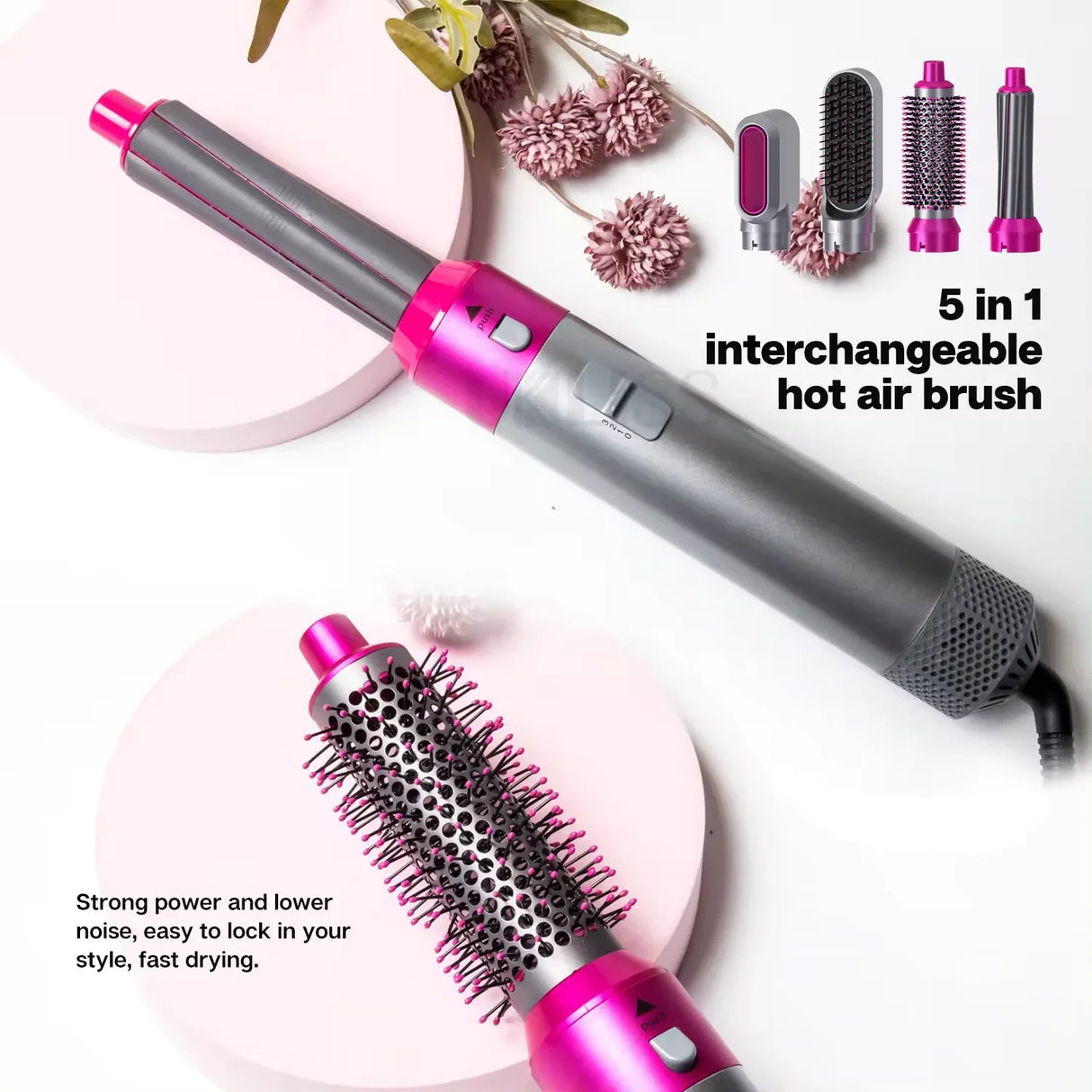 2024 New 5 in 1 Hair Dryer Beauty Personal Care Hot Comb Set Professional Curling Hair Straightener Styling For Dyson Airwrap