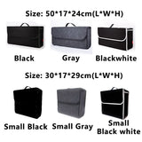 KAWOSEN Portable Foldable Car Trunk Organizer Cloth  Auto Interior Stowing Tidying Container Bags Storage Box  CTOB04