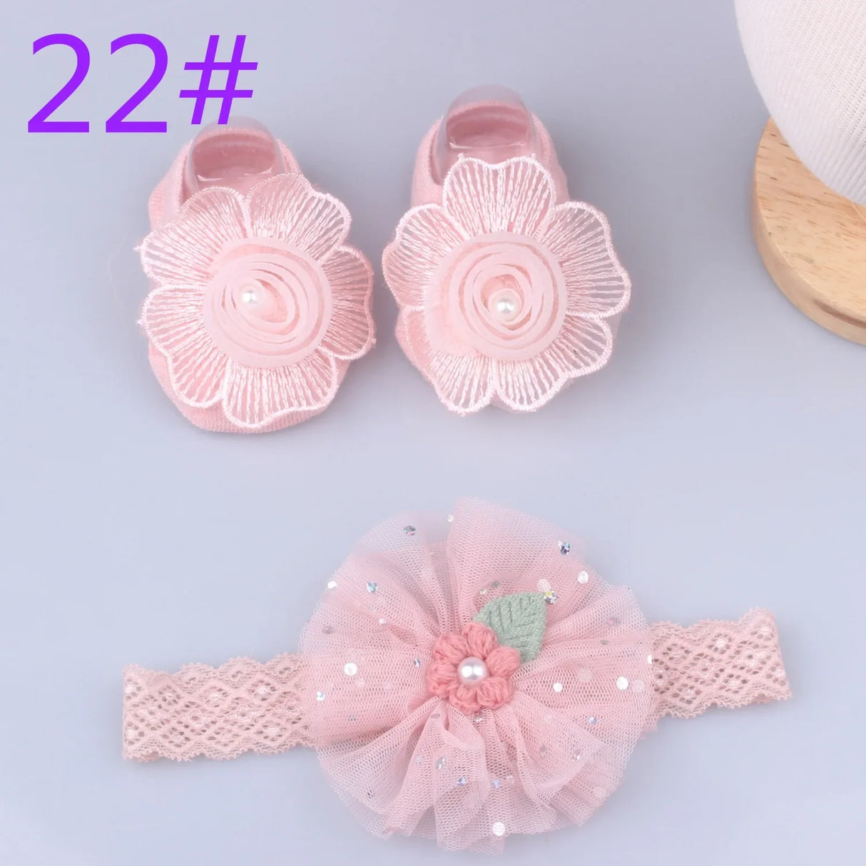 1 Set Cute Gift Bow Flowers Baby Girls Headband Socks Cartoon Animal Bow Newborn Girls Hair Band Kids Headwear Hair Accessories