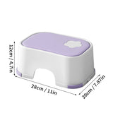 Kid Step Stool Toddler Stool For Bathroom Non Slip Safety Training Stool Washing Step Stool Kid Feet Chair Bathroom Furniture