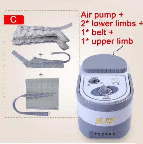 Professional Circulating Air Pressure Leg Massage Instrument with Acupressure Relaxation Treatment for Calf Foot Waist Arm Thigh