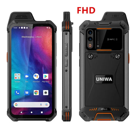 UNIWA W888 ATEX Explosion IP68 Rugged Andriod 11 Smartphone Octa Core 4GB+64GB 6.3Inch HD/FHD Screen 4G Mobile Phone 5000mAh NFC