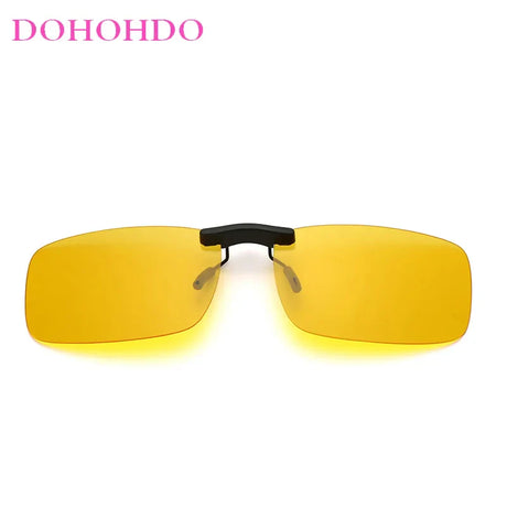 DOHOHDO 2023 New Rimless Polarized Clip On Sunglasses Women Men Sport Photochromic Glasses Anti Glare Sun Glasses Night Vision