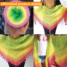 300g Cake Gradient Color Crocheted Shawl Blanket DIY Hand Knitted Cotton Blended Yarn