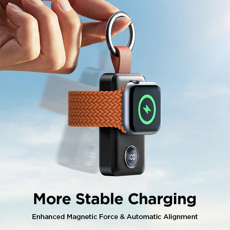 Joyroom Portable Wireless Charger for Apple Watch Series 8/Ultra/7/6/5/4/3/2/SE 2000mAh iWatch Charger Magnetic Power Bank