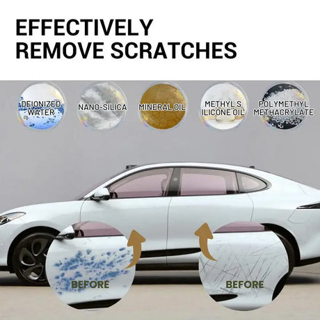 Car Scratch Remover For Car Repair Care Paint Cleaning Rubbing Compound Finishing Polish Wax Auto Maintenance Accessories